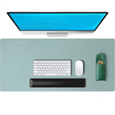 Desk Mouse Pads Mat For Keyboard And Mouse Pu Leather