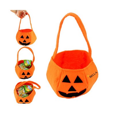 Halloween Party Supplies Non-Woven Fabrics Pumpkin Bags