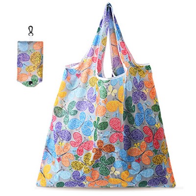 190T Polyester Foldable Full Printed Shopping Bag