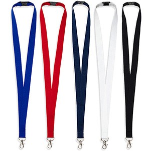 "MCGILL" 3/4" Blank Lanyard with Breakaway Safety Release Attachment - Lobster Claw