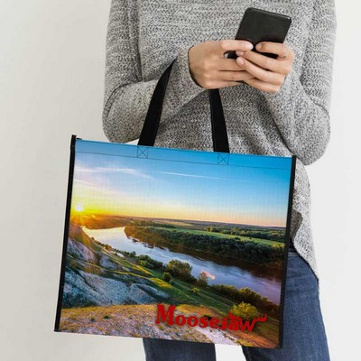 18" x 15" Laminated Full Color Tote Bag (6 Weeks Air)