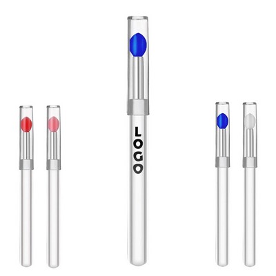 Silicone Lip Brush Set with Protective Caps