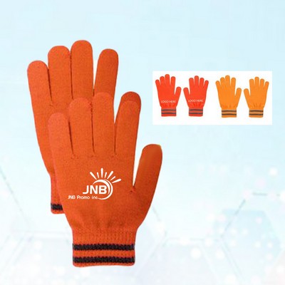 Gloves with Reflective Safety Features