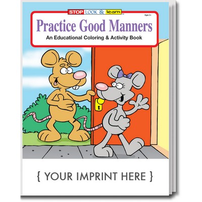 Practice Good Manners Coloring Book Fun Pack