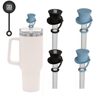 Silicone Top Hat Tumbler Straw Covers