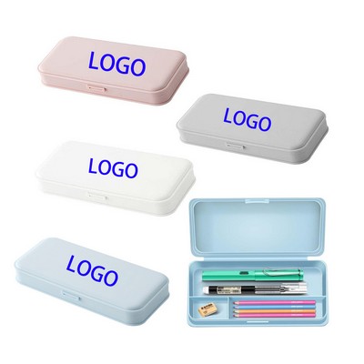 Macaron Color Plastic Pencil Box