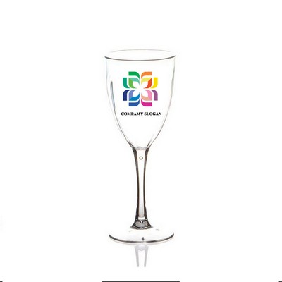 13oz Clear Plastic Champagne Glasses