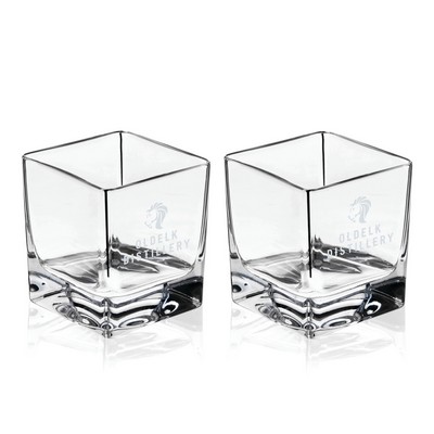 Braque Crystal Rocks Glasses (Set of 2) by Viski®