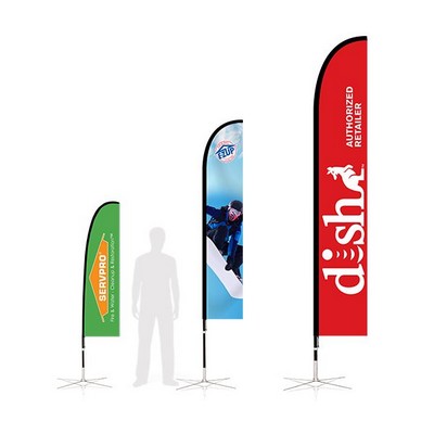 ProFlag™ 13' Blade Flag with Ground Stake, Pole, & Storage Bag