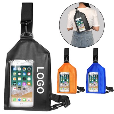 Adjustable Waterproof Screen Touch Crossbody Bag