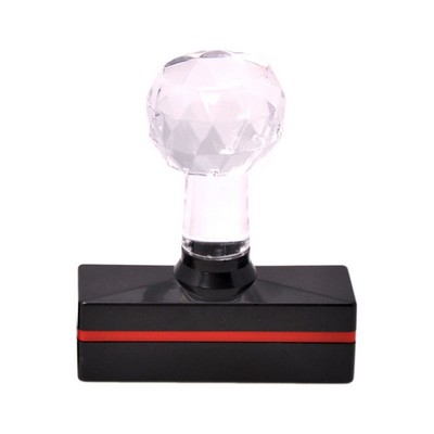 Customizable Crystal Handle Stamp