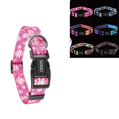 3/5'' W 10'' L Adjustable Reflective Dog Collar