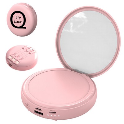 Led Makeup Mirror With Power Bank