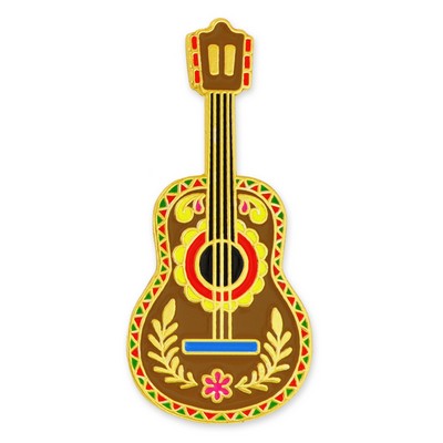 Mariachi Guitar Lapel Pin