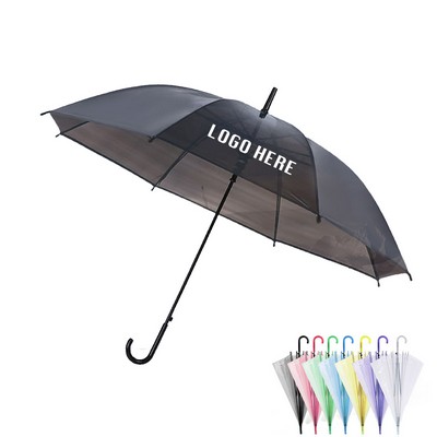 Transparent Advertising Umbrella