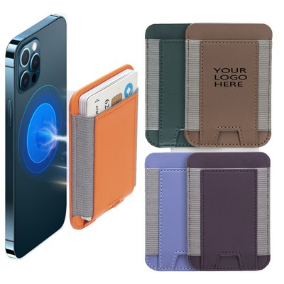 Magnetic Wallet Card Holder For Phone