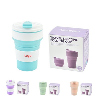 12oz Silicone Collapsible Travel Cup