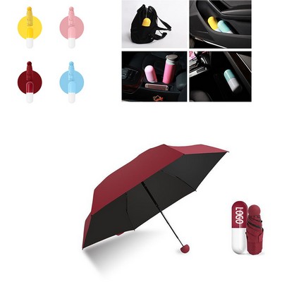 Mini Umbrella with Capsule Case