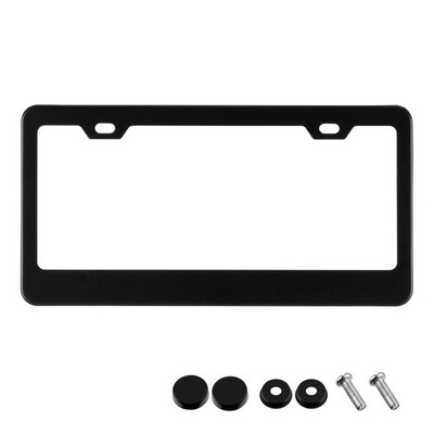 AutoEtch Aluminum License Plate Frame - Laser Engraved