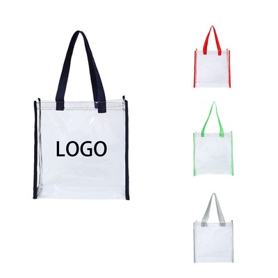 Chic Clear Pvc Tote Bag