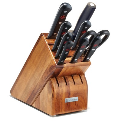 Wusthof Gourmet Acacia Block Set (10 Piece)