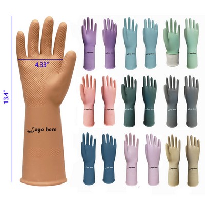 13.4 Inches Rubber Cleaning Gloves