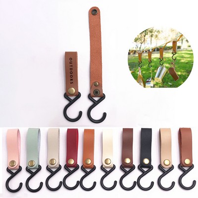 Leather Outdoor Hanging Strap Hook