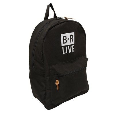 Backpack with Screen Print Exterior and Subliamted Lining