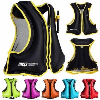 Portable Inflatable Swim Vest Jackets