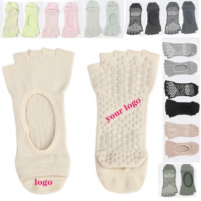 Unisex Non Slip Short Grip Socks With Cushion