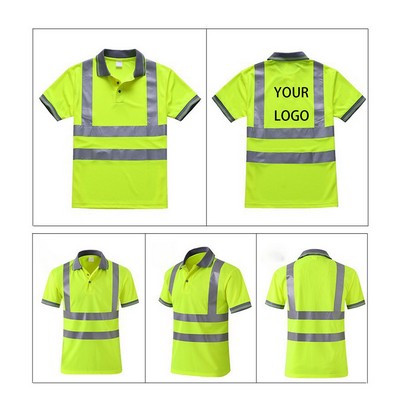 2" Reflective Tape Safety Workwear T-Shirt