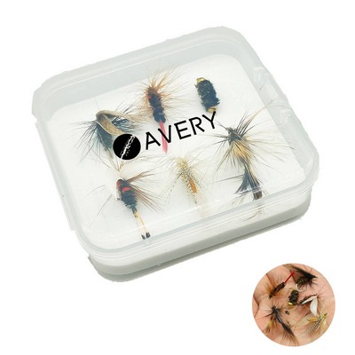 Six Fly-Fishing Flies in Kit