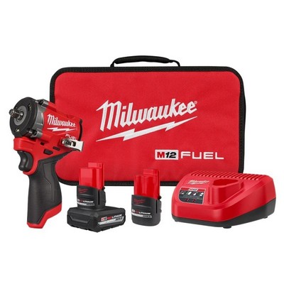 M12 FUEL Stubby 3/8 inch Impact Wrench Kit