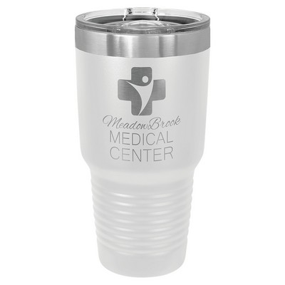 White Polar Camel Ringneck 30 oz Tumbler w/Slider Lid