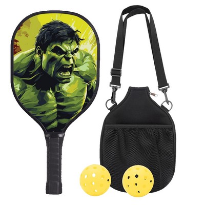 Wooden Pickleball Set w/ Shoulder Bag