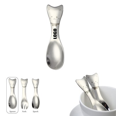 Cat Shaped Dessert Coffee Spoon