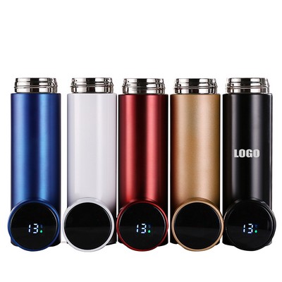 500 ml Water Bottle With Temperature Lid