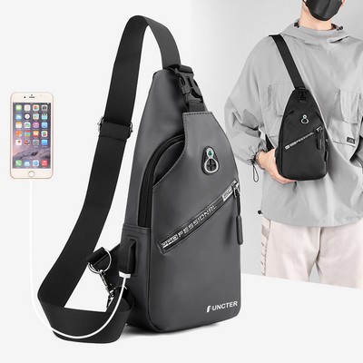 Travel Sling Bag Compact Crossbody Backpack