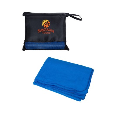 Prime Line Travel Blanket In Pouch