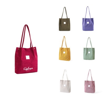 Corduroy Women's Tote Bag