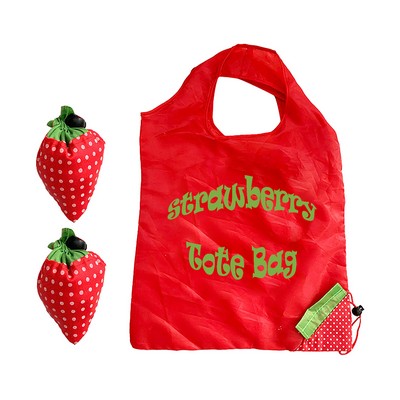 Foldable Shopping Strawberry Tote Bag