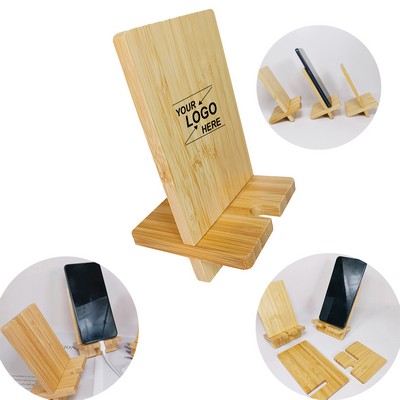 Bamboo Wood Phone Stand