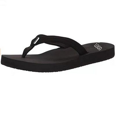 Thick-Soled Beach Flip Flops