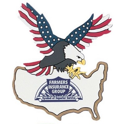 Patriotic Eagle 3D Flexi Pals Magnet