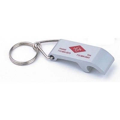 Aluminum Bottle Opener Key Tag - Standard Size