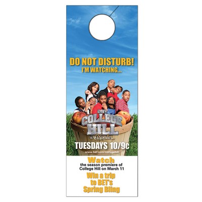 Offset Printed Doorknob Hanger (3 3/8"x9")