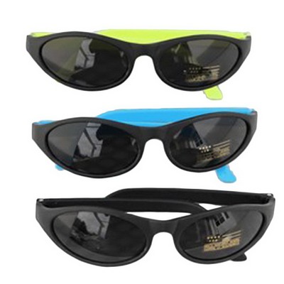 Oval Wrap Sunglasses