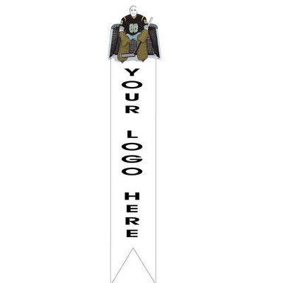 Hockey Goalie Bookmark w/ Black Back