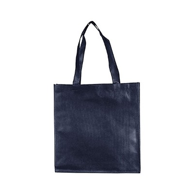 Non Woven Tote Bag w/ Hard Board Insert- 15" x 16"