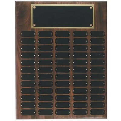 Perpetual, 60-Plate, Walnut Step Edge - 16" x 20"